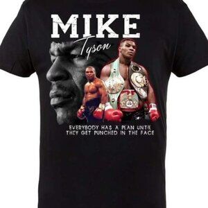 Mike Tyson Boxing Gym Black Tshirt